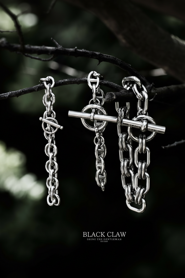 316L Chain Bracelet 【BLACK CLAW】