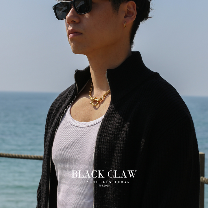 316L Horseshoe Chain Necklace【GOLD】