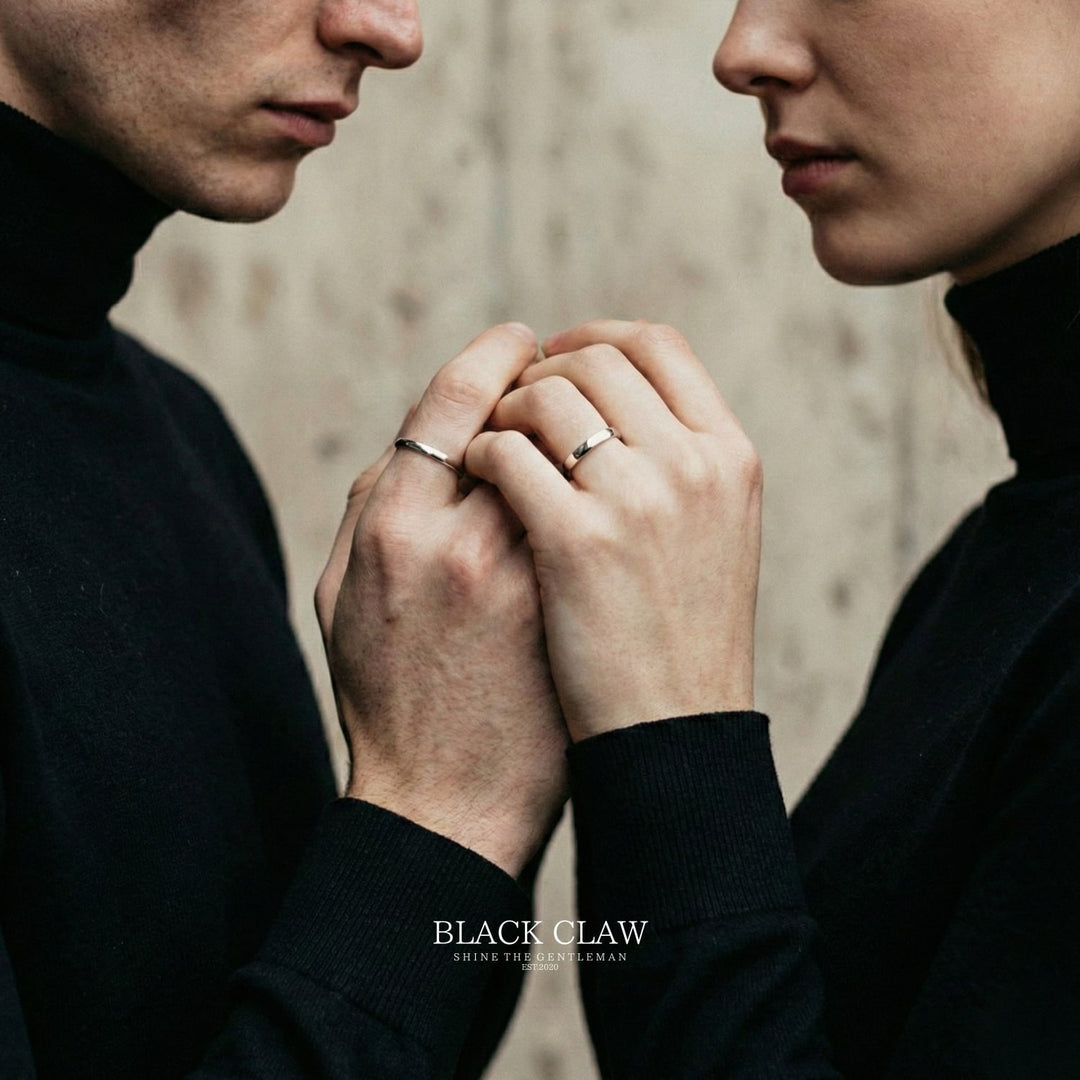 【BLACK CLAW】S999 Silver Pair Ring