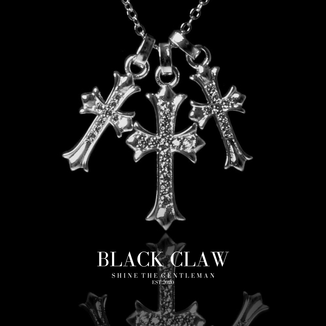 Hawaiian Triple Cross Necklace【SILVER】