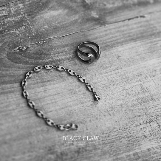 Curves Chain  Bracelet 【SILVER】