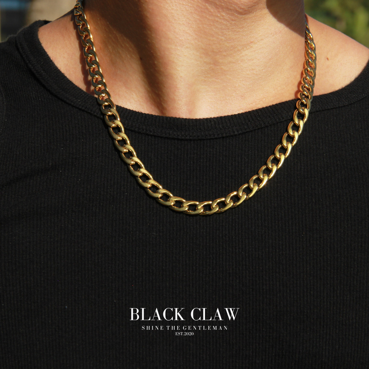 316L chain necklace-【GOLD】