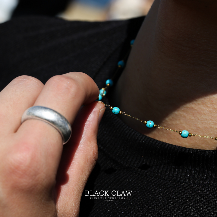 Turquoise Accent Necklace　【Turquoise Blue】