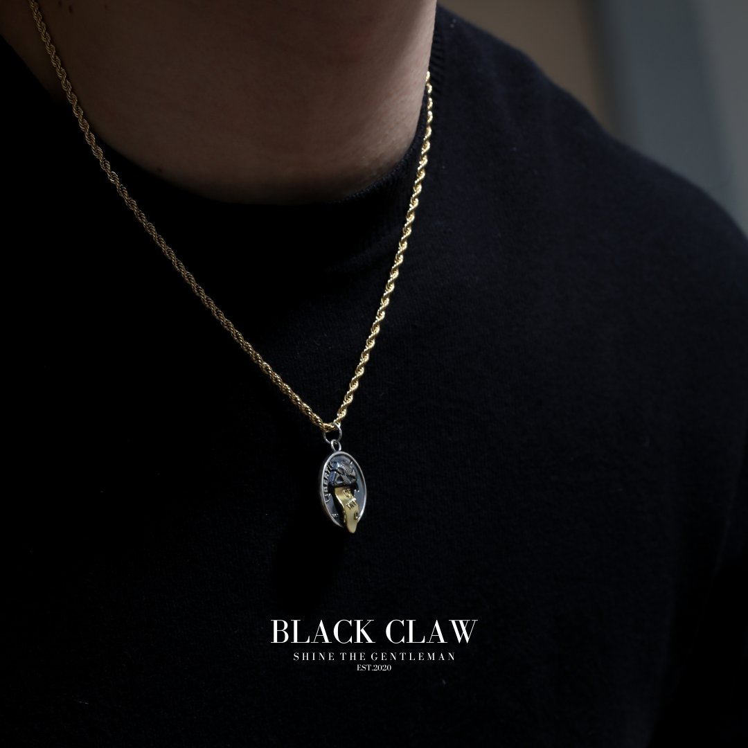 S925 Smile Coin  Necklace 【B&C】