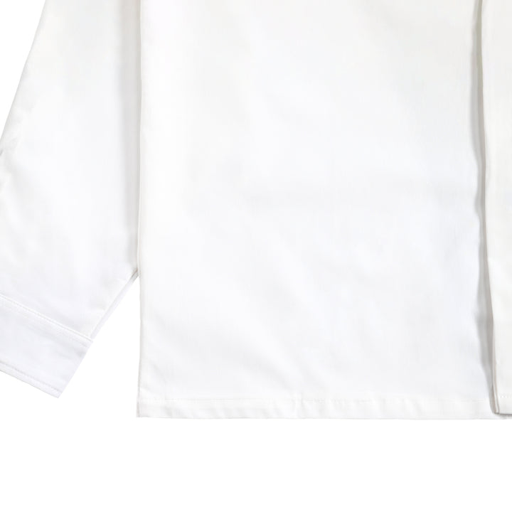 【BLACK CLAW】オーバーサイズ比翼カラーシャツ white image