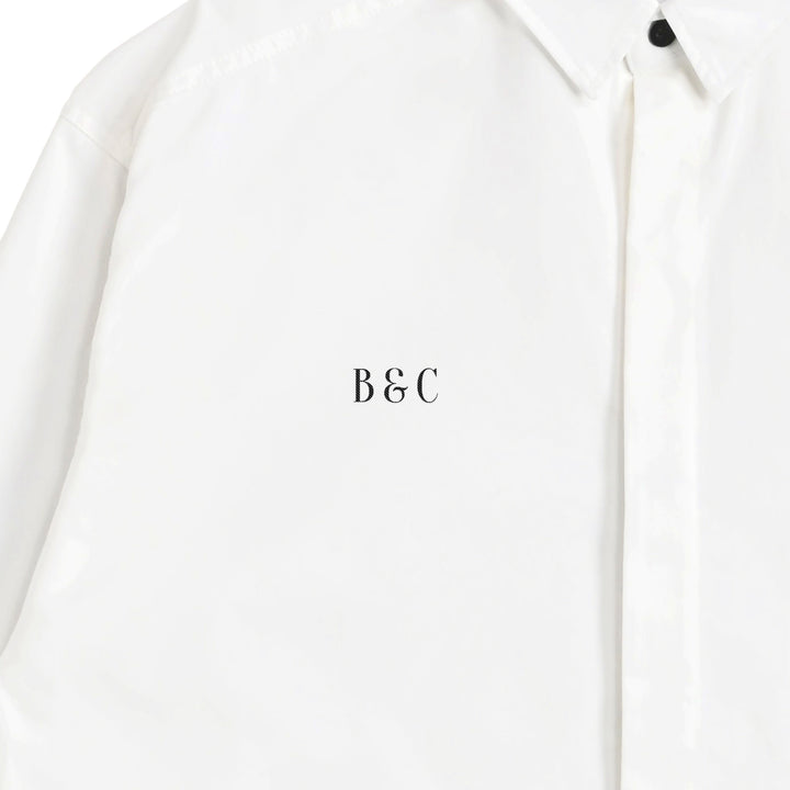 【BLACK CLAW】オーバーサイズ比翼カラーシャツ white image