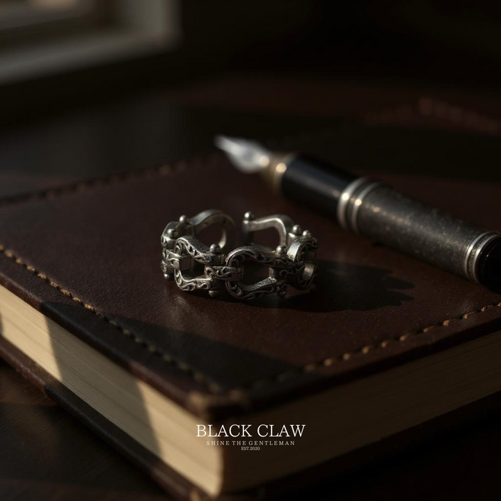 S925 Horseshoe Chain Ring（拡張可能）