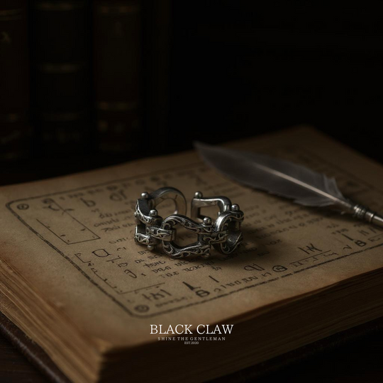 S925 Horseshoe Chain Ring（拡張可能）