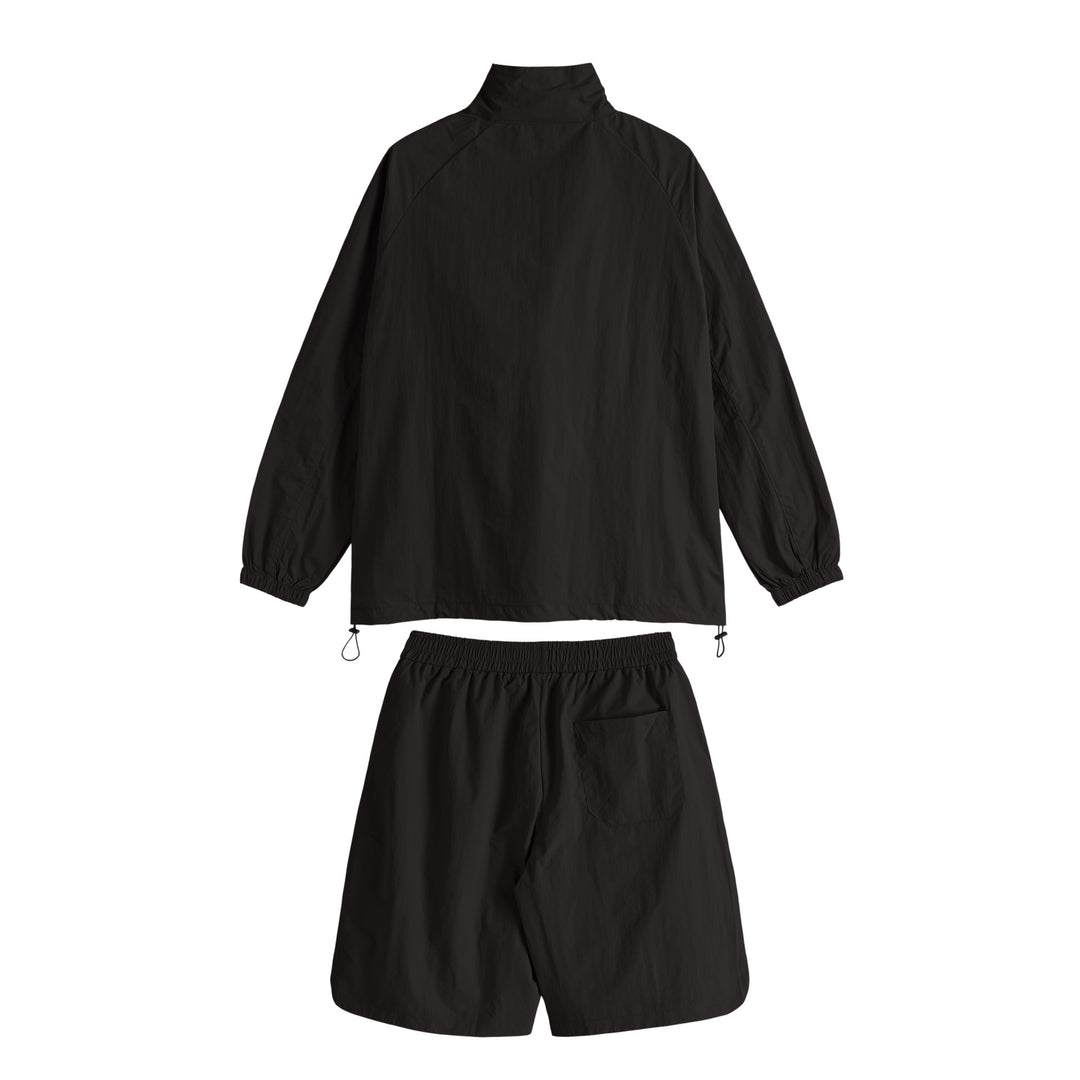 BLACK CLAW Half Zip Nylon Setup black image