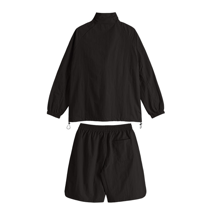 BLACK CLAW Half Zip Nylon Setup black image