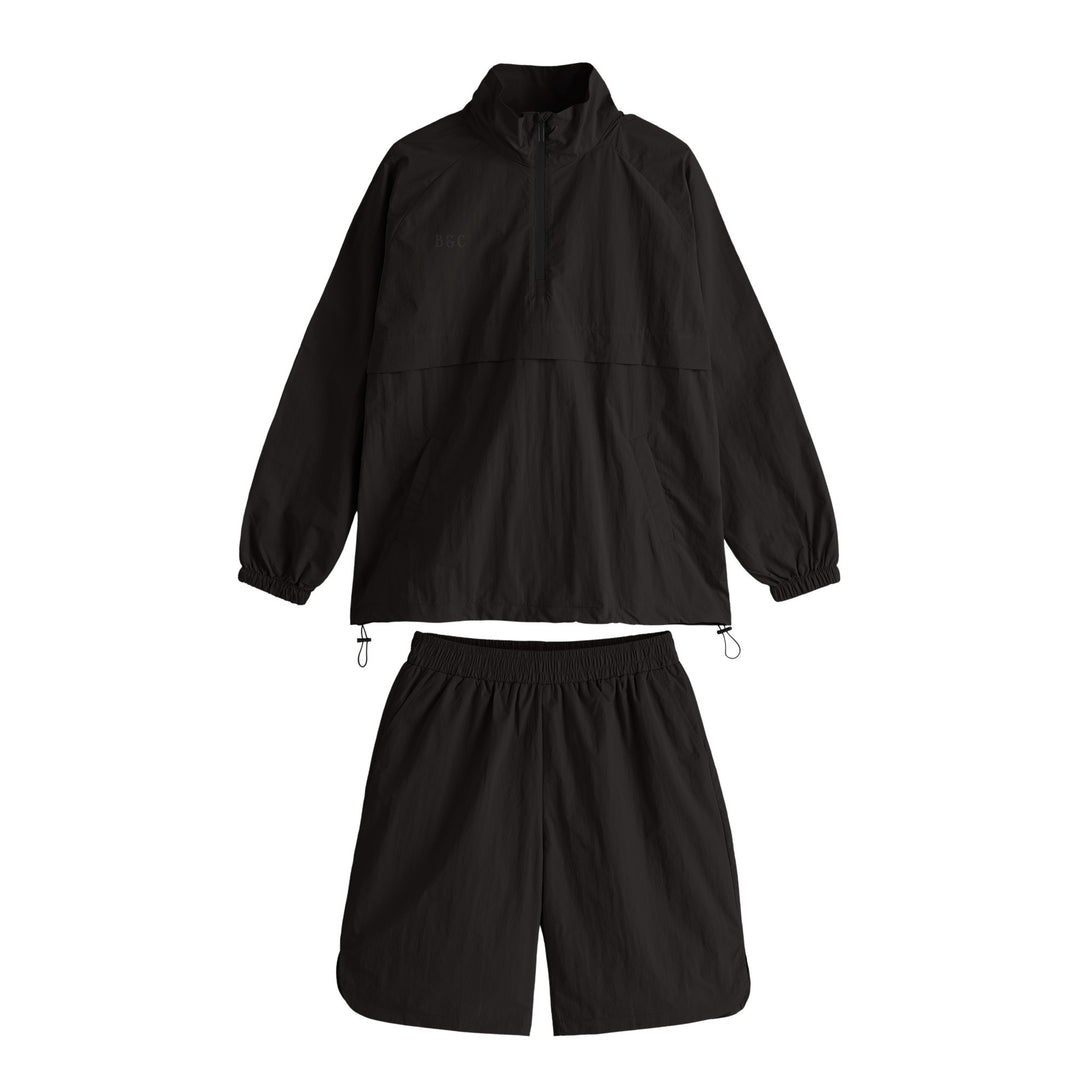 BLACK CLAW Half Zip Nylon Setup black image