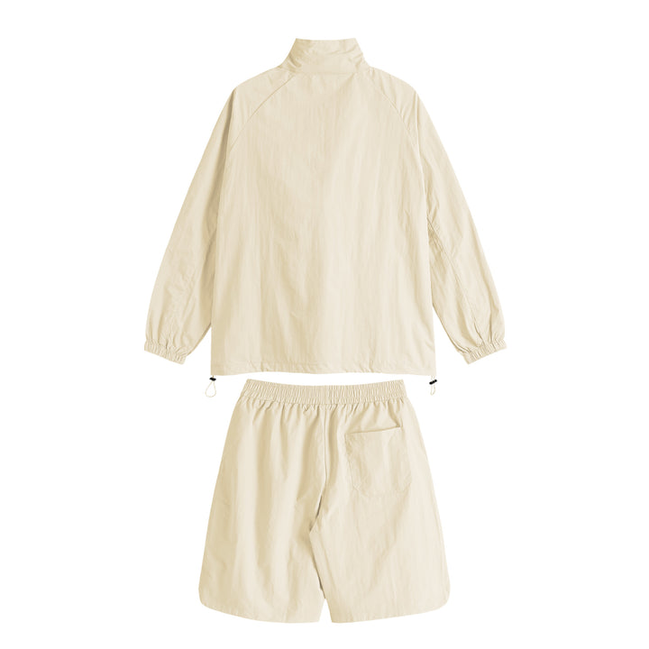 BLACK CLAW Half Zip Nylon Setup off-white image