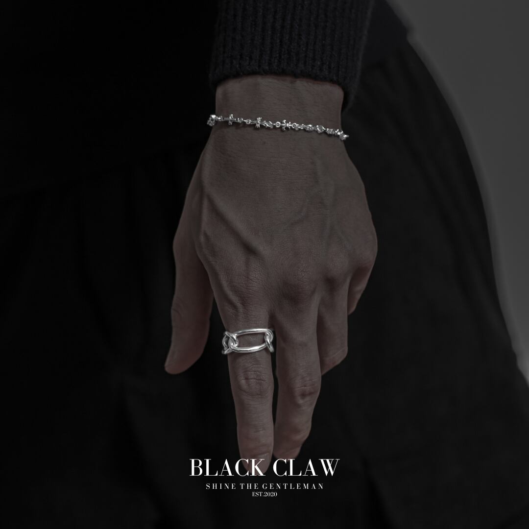 s925 Four Circles Ring