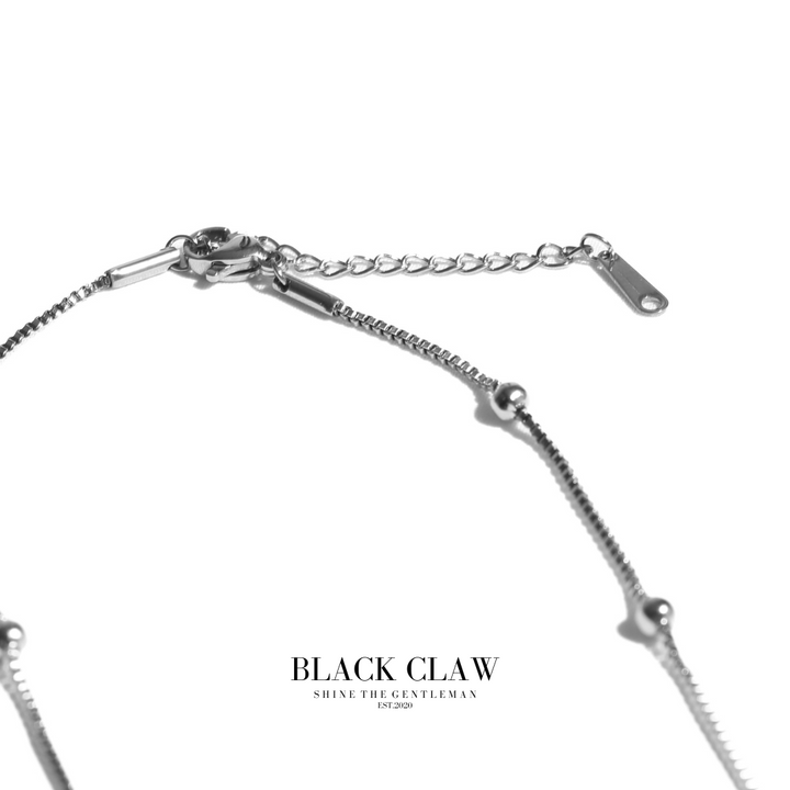 316L Cube Chain necklace-【SILVER】