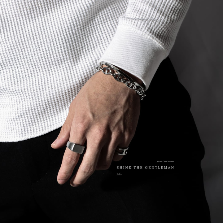 Matte Square Ring  silver
