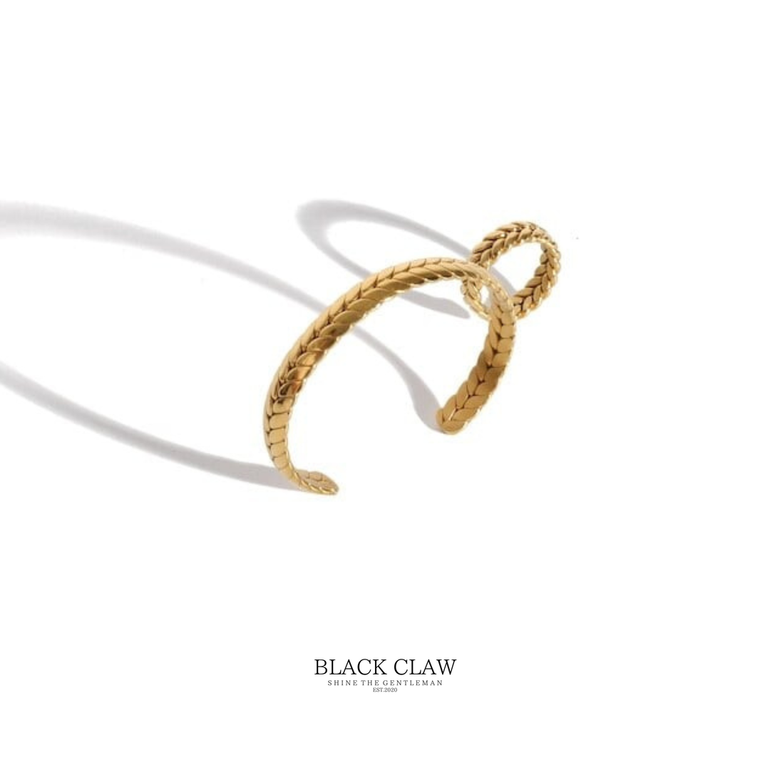 316L Braid Bangle