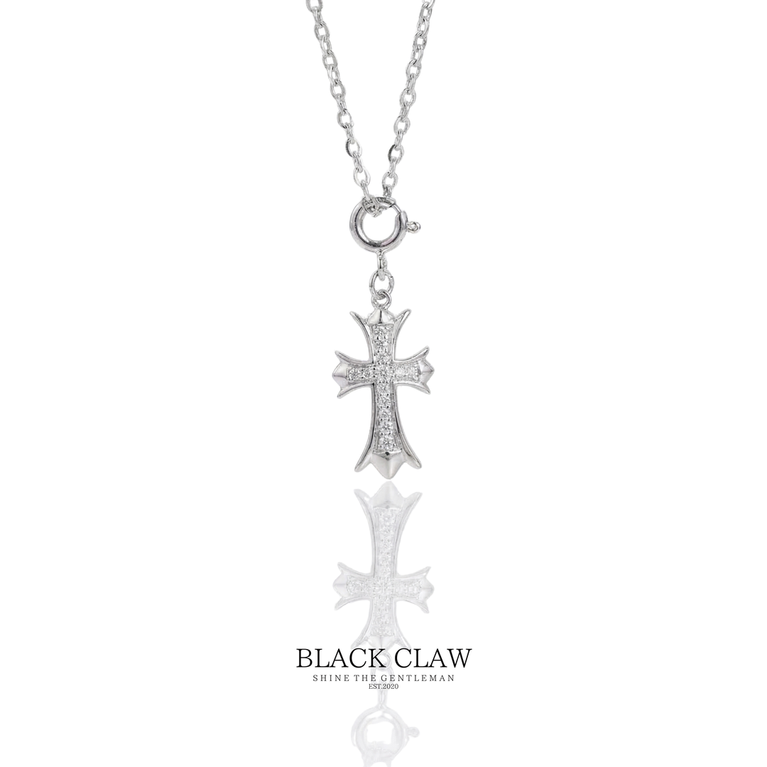 S925 Zirconia Cross necklace