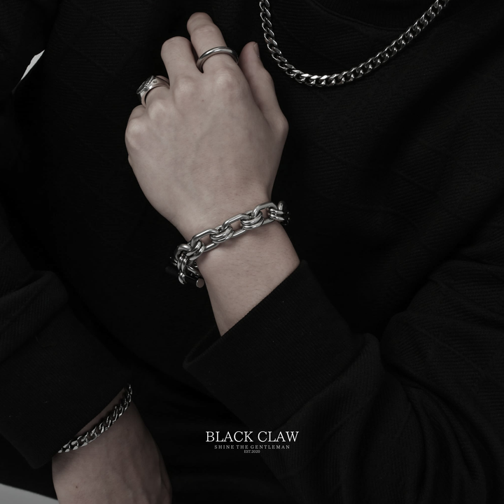 316L Chain Bracelet 【BLACK CLAW】