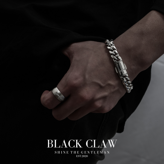 316L Zirconia Cross Chain  Bracelet【SILVER】