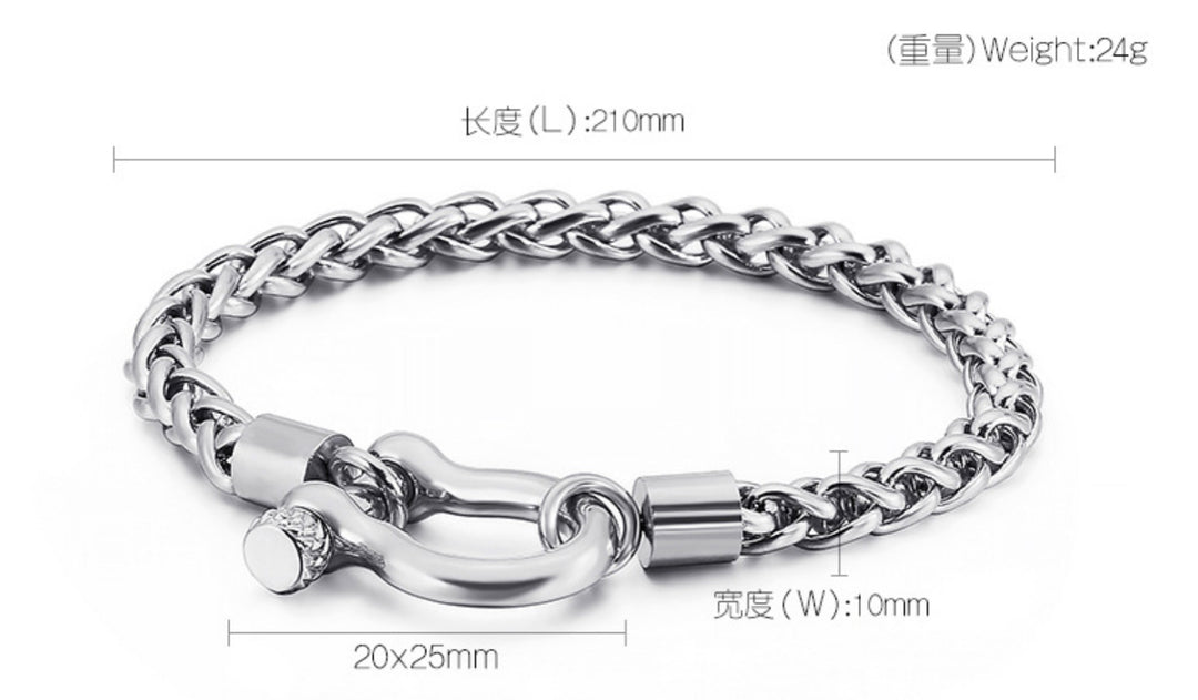 Horseshoe  Bracelet 【SILVER】