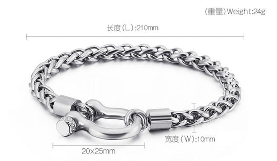 Horseshoe  Bracelet 【SILVER】
