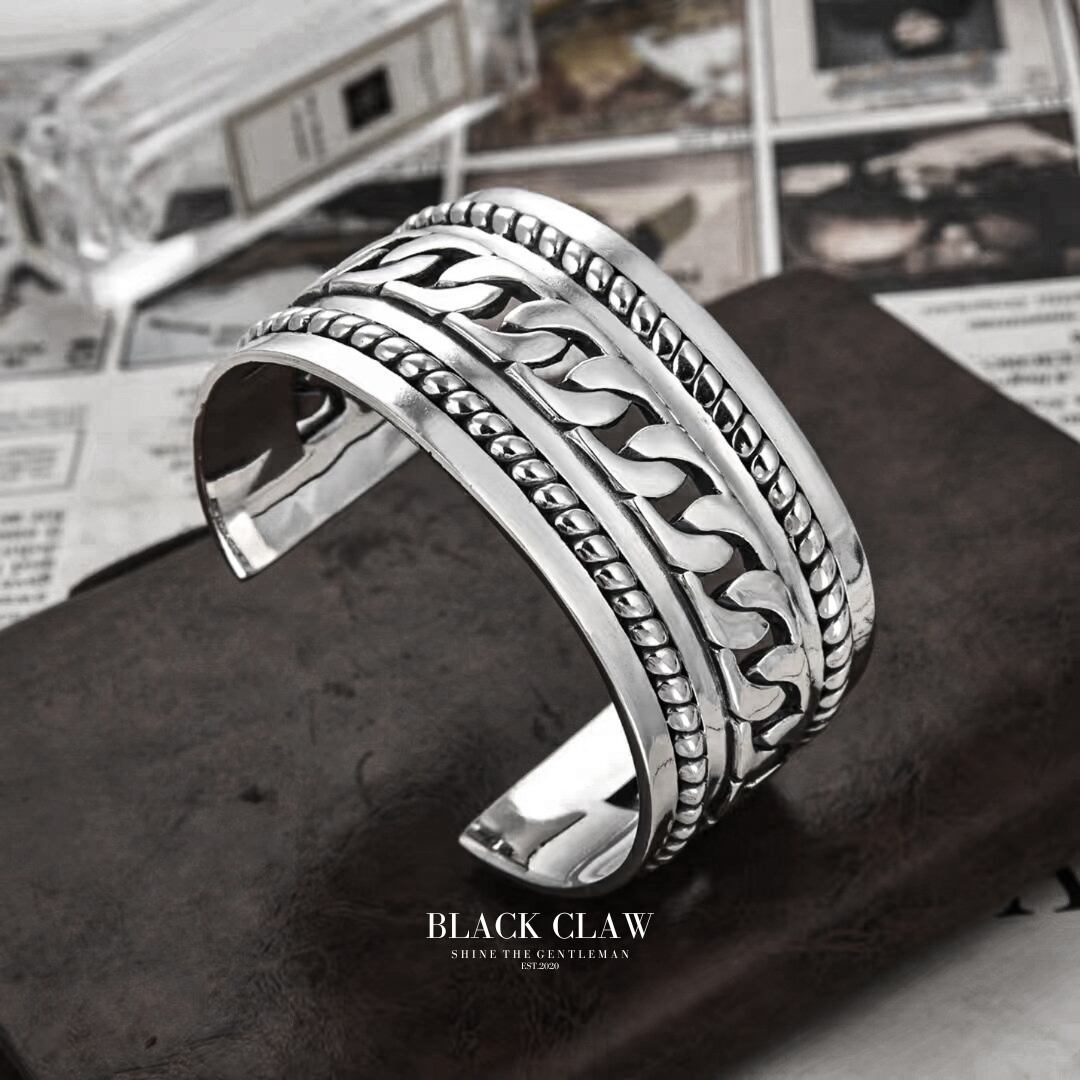 S925 Chain Bangle