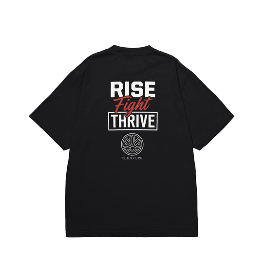 RISE FIGHT THRIVE ガーメントダイTシャツ