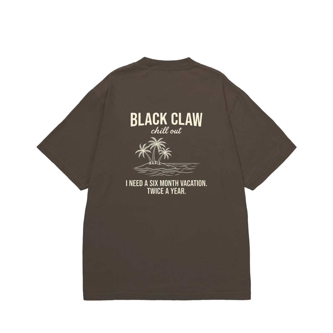 BLACK CLAW Chill Out Garment Dye Tee mocha image
