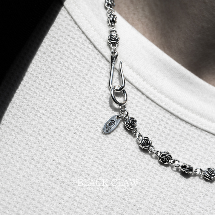 s925 Rose Necklace 【B&C】