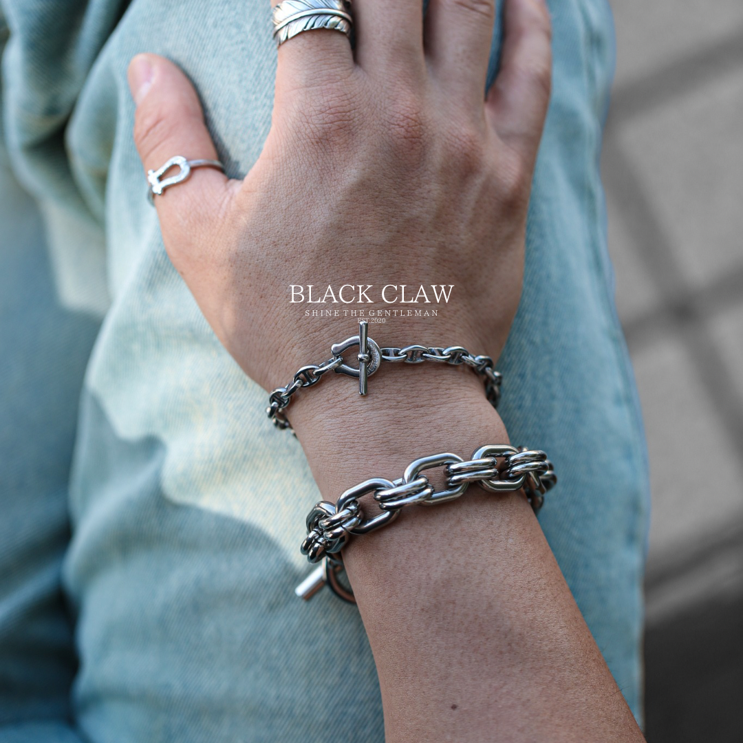 316L Chain Bracelet 【BLACK CLAW】