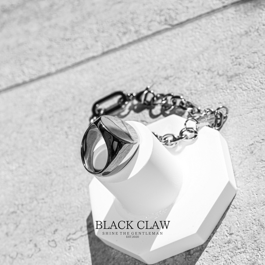 316l Ellipse Square Ring【B&C】