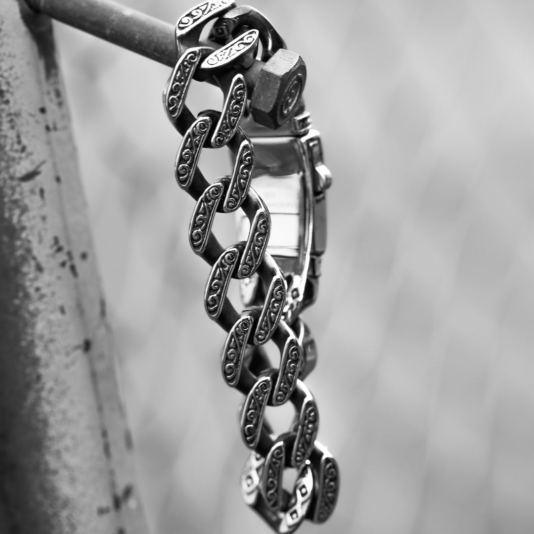 316L Arabesque Pattern Bracelet