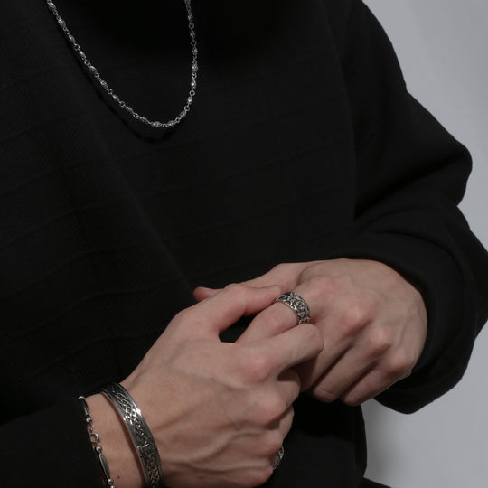 S925 Chain Cross Necklace / B&C