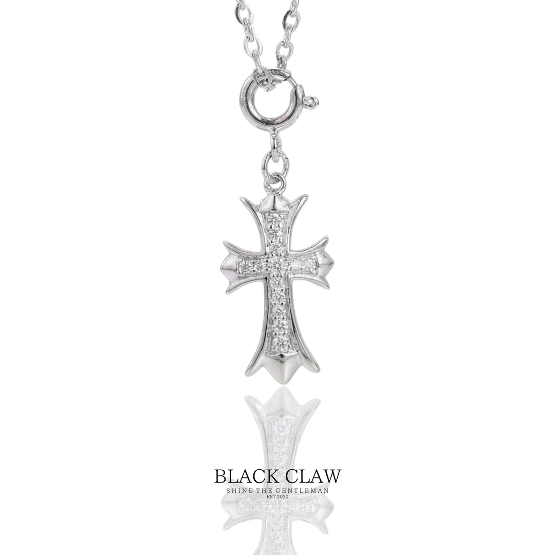 S925 Zirconia Cross necklace