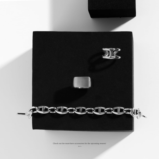 Matte Square Ring  silver