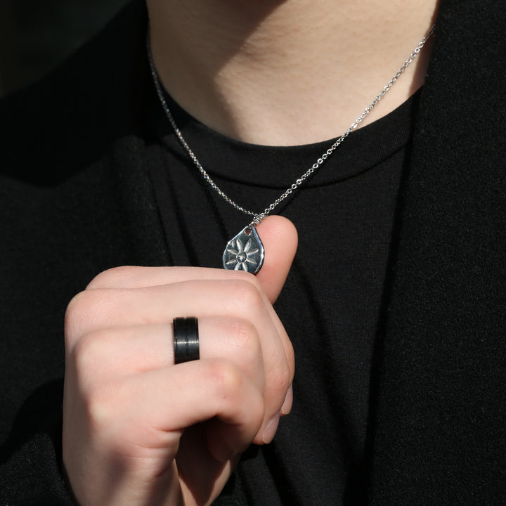 316L Hawks Coin Necklace