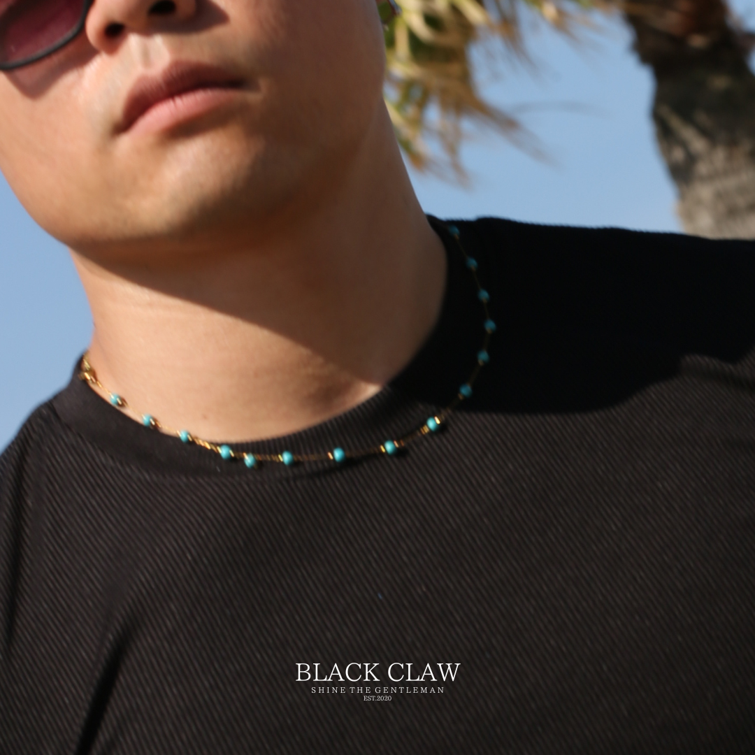 Turquoise Accent Necklace　【Turquoise Blue】
