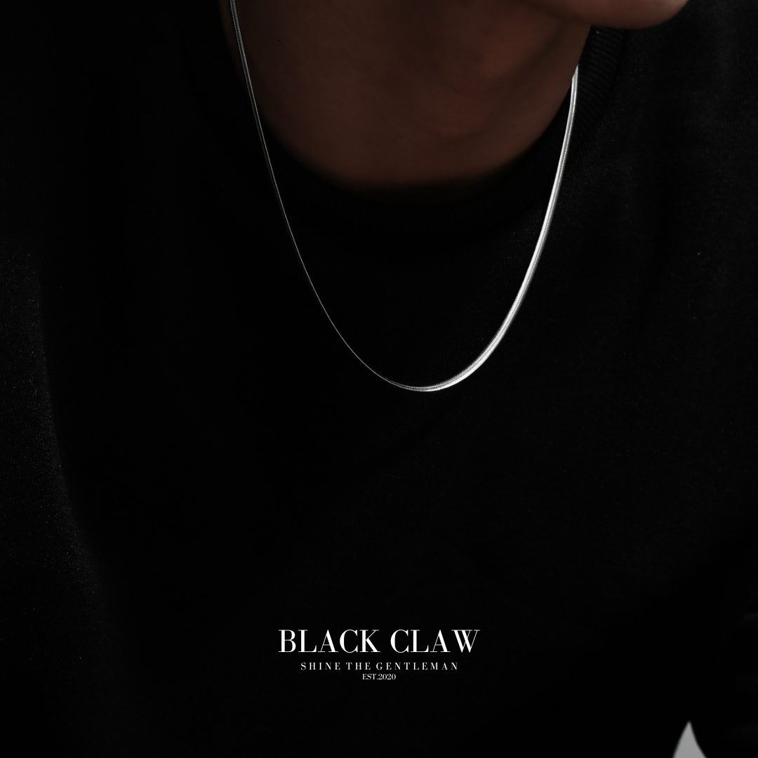 S925 Snake Necklace 【B&C】