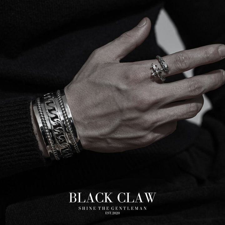 S925 Chain Bangle