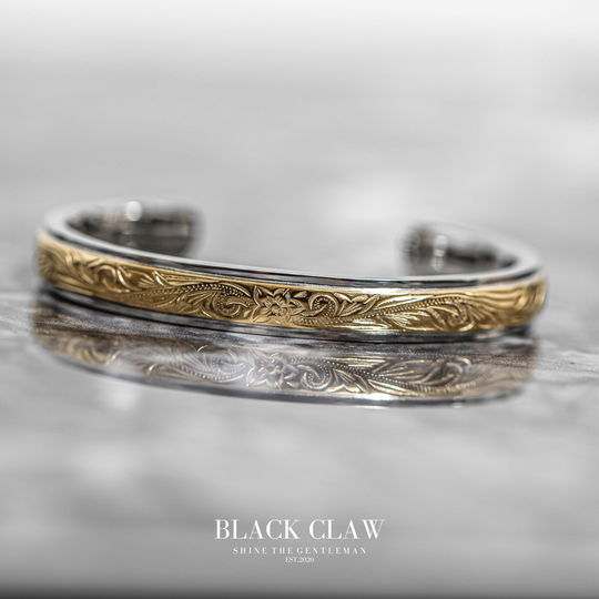 316L Hawaiian Plumeria Bangle