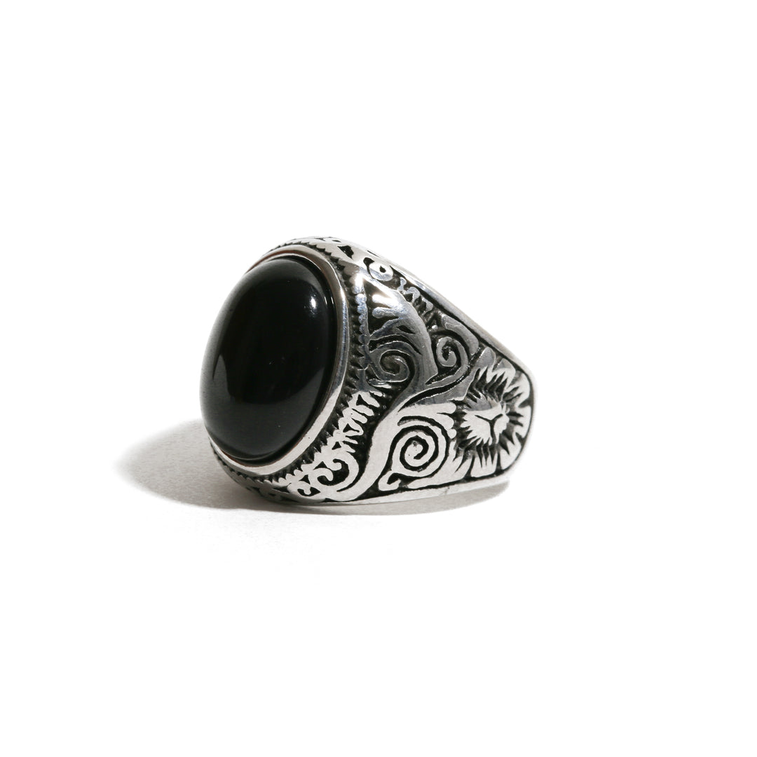316L Turquoise Onyx Ring