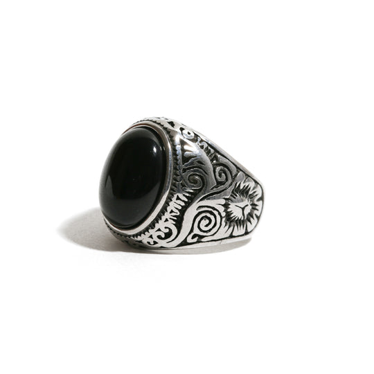 316L Turquoise Onyx Ring