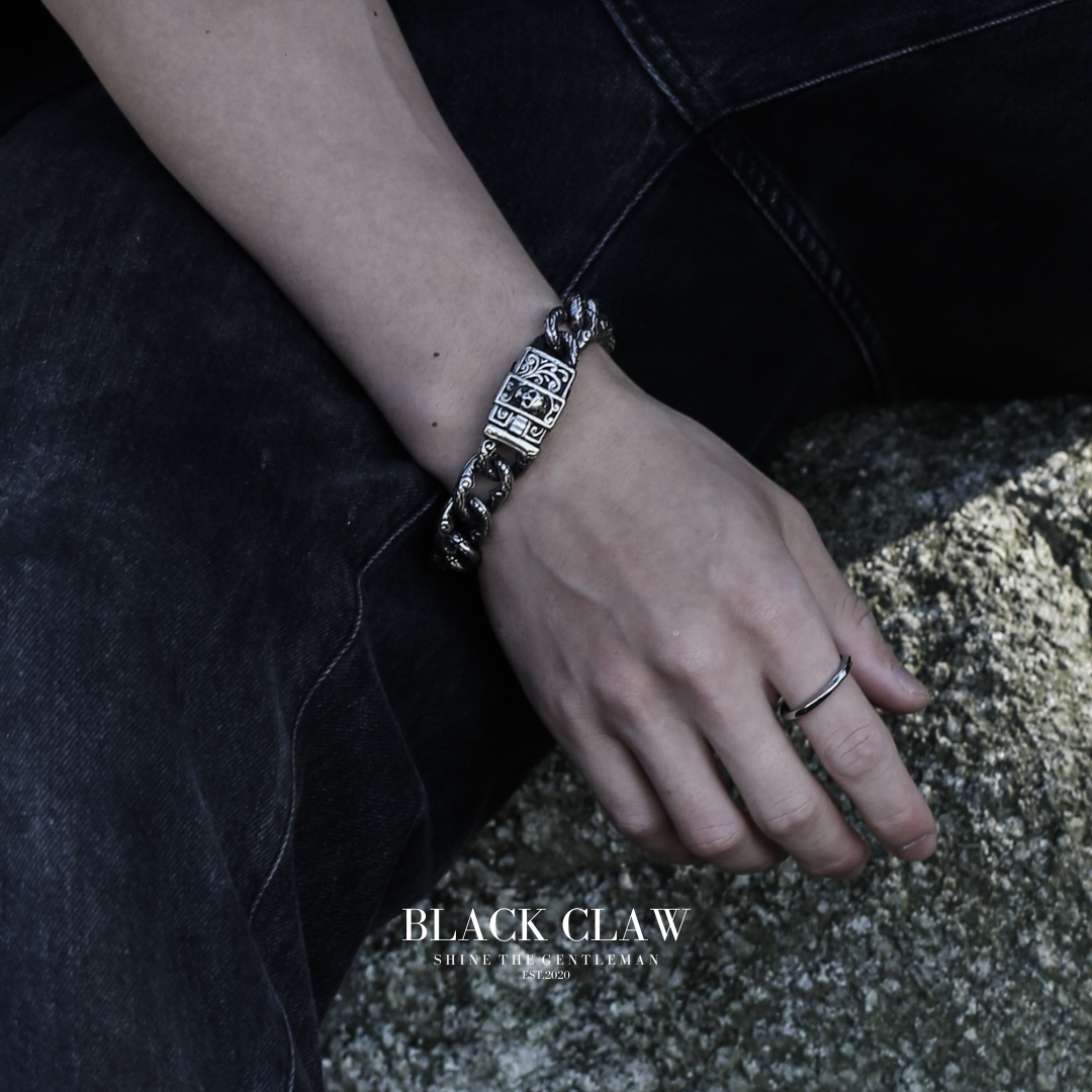 316L Simple Wave Ring SILVER