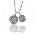BLACK CLAW Prayer Coin Pendant
