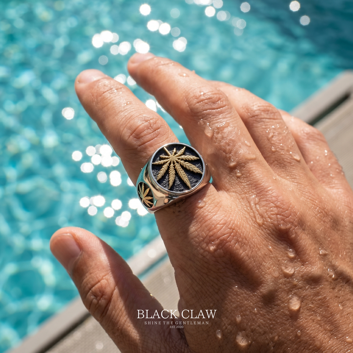 Shinto paper offerings Ring【Bicolor or Gold】