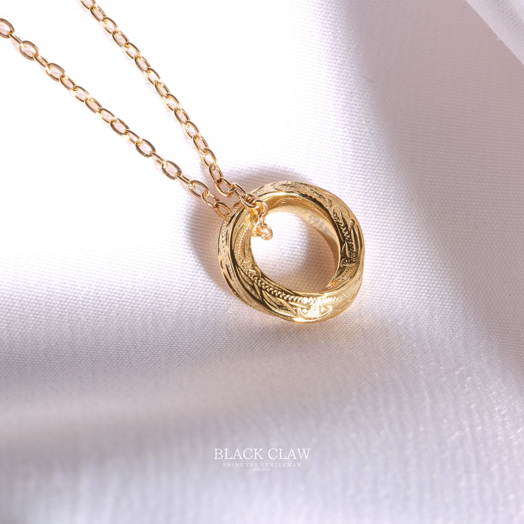 316L Hawaiian Scroll Necklace