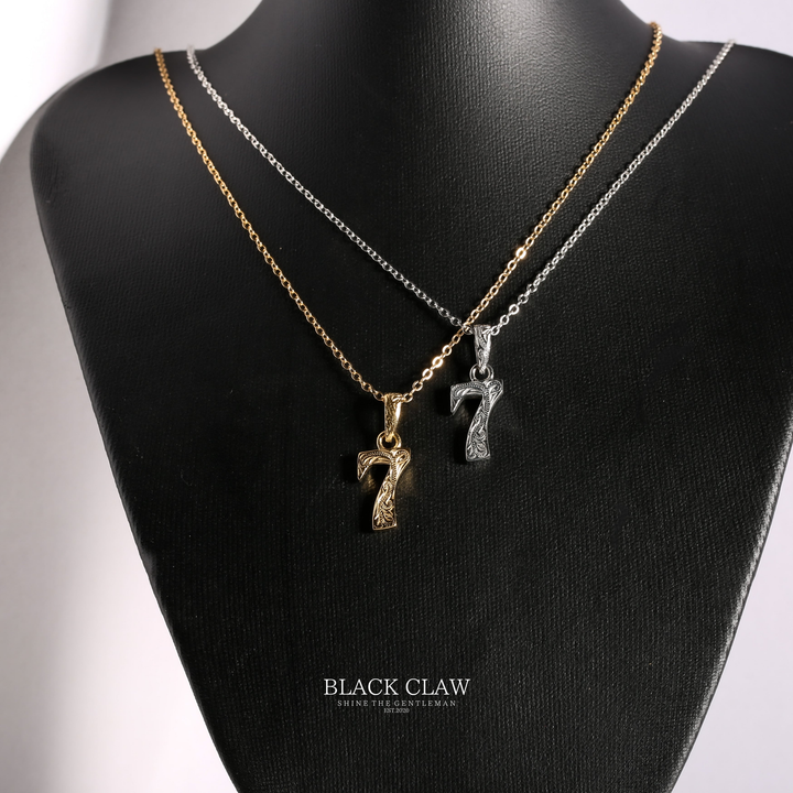 316L Hawaiian Number Necklace