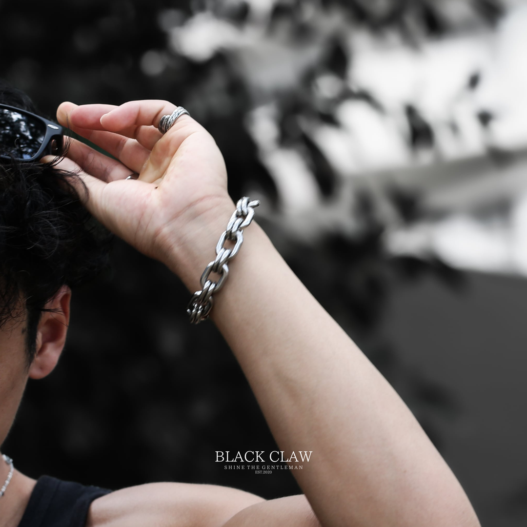 316L Chain Bracelet 【BLACK CLAW】