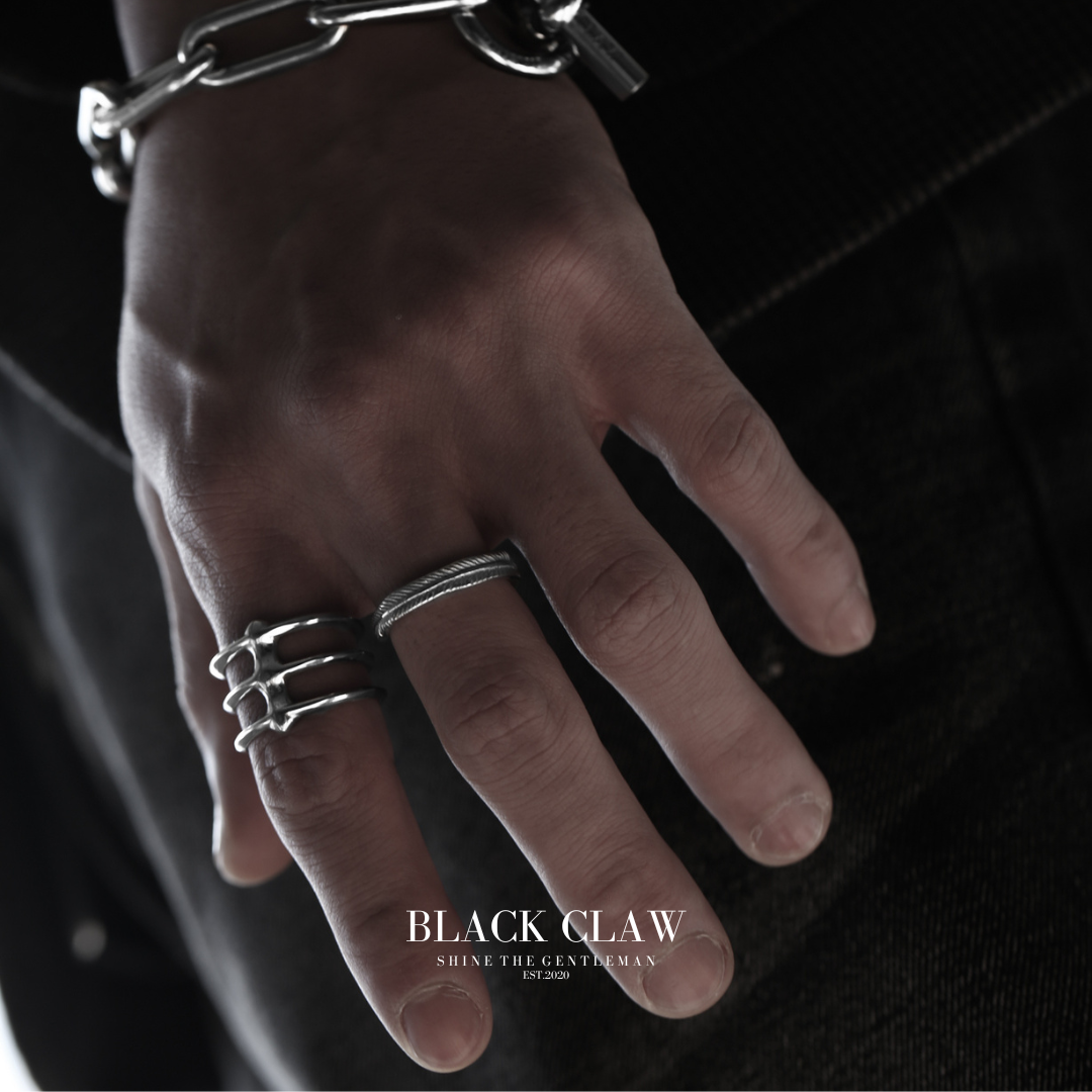 Triple bone Ring【B&C】