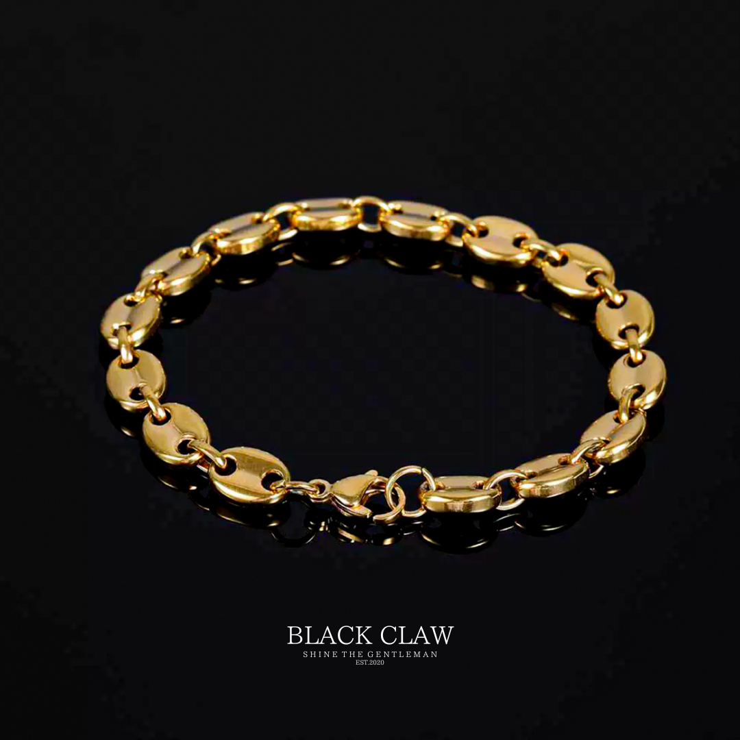 Curves Chain  Bracelet 【GOLD】